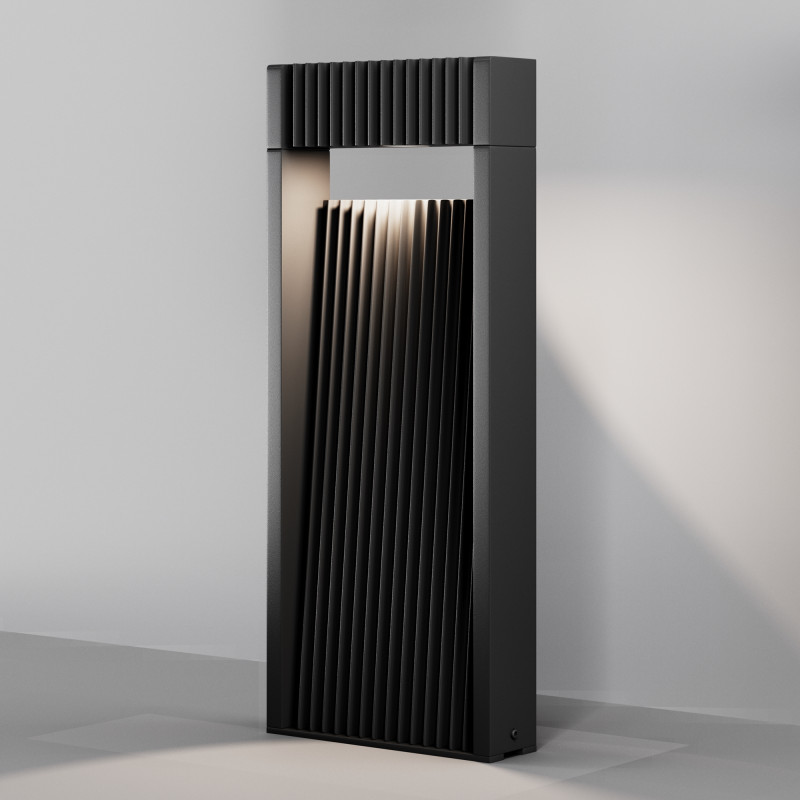 Садово-парковый светильник 16,4*4,7*40 см, LED, 13W, 3000К, Maytoni Sten O444FL-L13GF3K серый