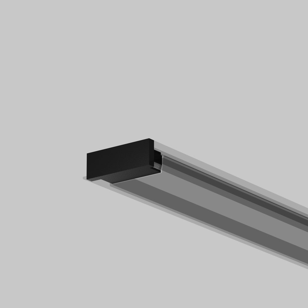 Комплект заглушек (для профиля 22×06) 10 шт., ALM-004-B-EC 642012, 1*2*1 см, Maytoni Led Strip 642012, Черный