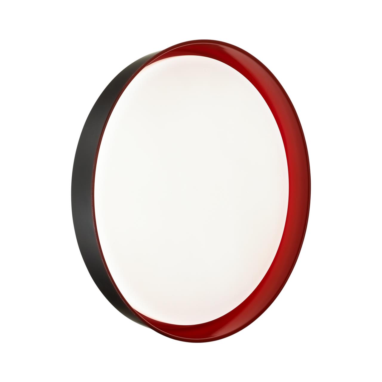 Cветильник 40 см, LED 1*48W, 4000 К, Sonex Tuna Red 7710/DL, белый/красный