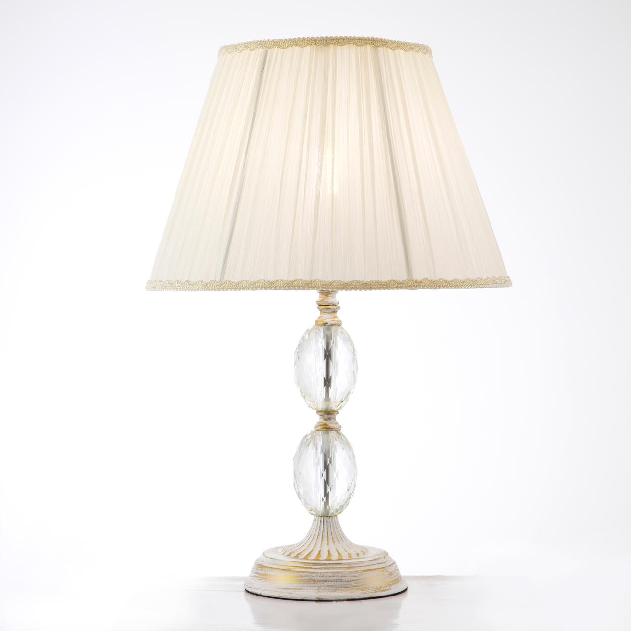 Настольный светильник *33*51 см, Е27 60W, 3300 / 5000К, Платина LED4U L9928 WG