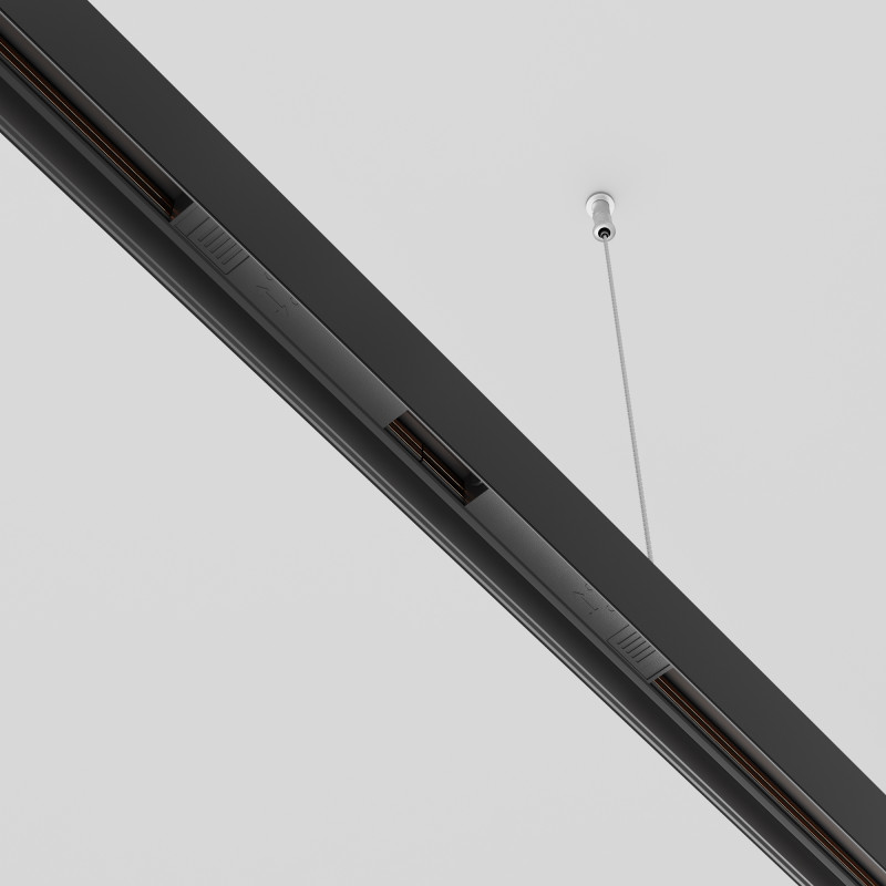 Коннектор питания прямой гибкий 5 см Maytoni Technical Magnetic track system Exility TRA034CPC-42B-5 черный IP 20