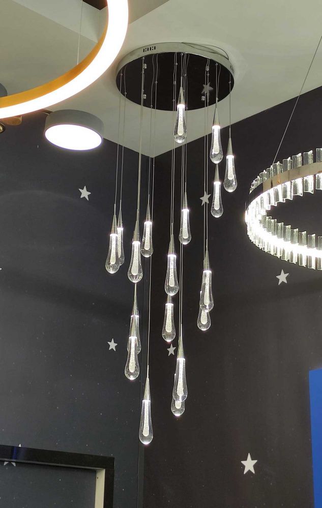 Подвес KINK Light Асмер 07860-28A,02, 84W LED, 4000K, хром