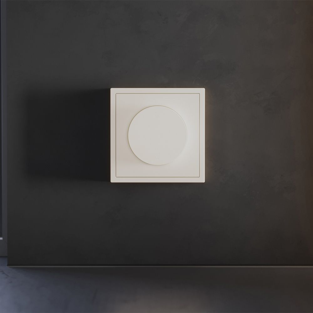 Накладка для светорегулятора поворотно-нажимного, S70, хлопок Voltum VLS002013