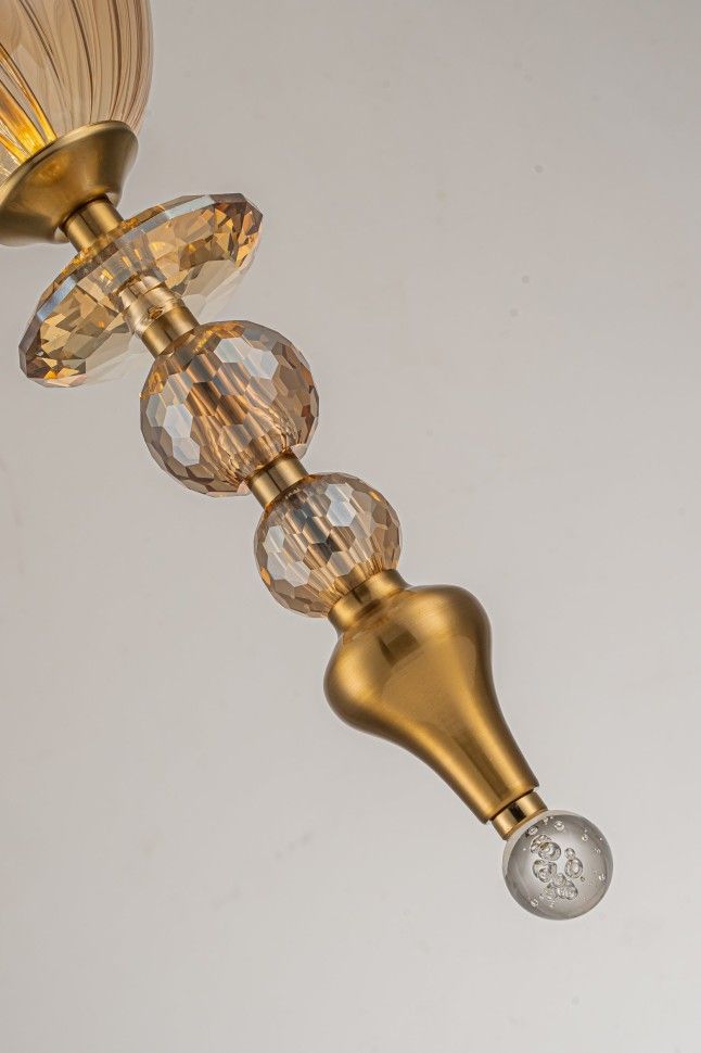 Подвесной светильник 15-118 см, 1*LED*4W, K, Belfast Herbison A1933-A-A3 CA GL, Черный