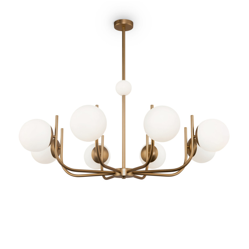 Люстра на штанге Maytoni Rendez-vous MOD109PL-08BS, диаметр 103 см, латунь