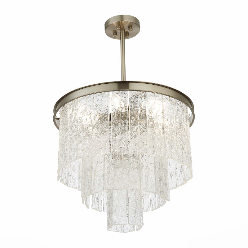 Люстра потолочная 45 см, 360W, ST LUCE STABIA SL1230.102.06 Никель