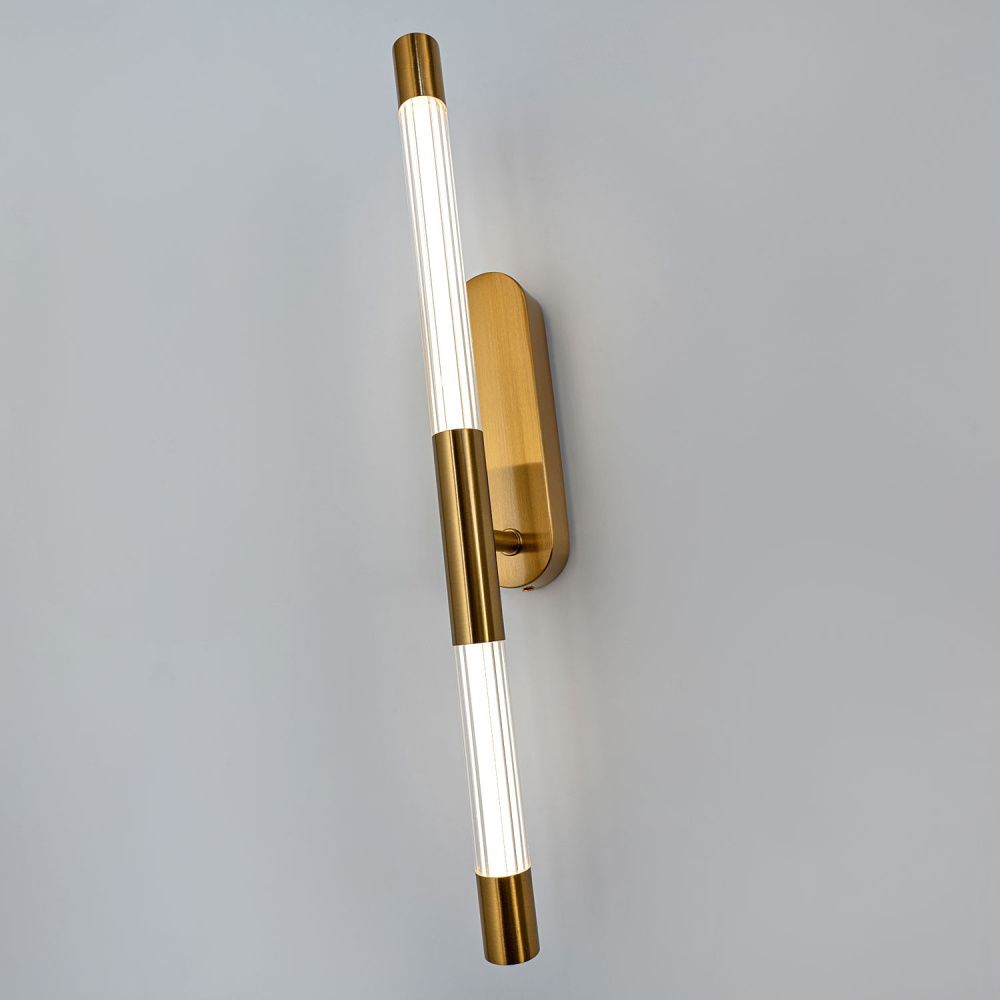 Настенный светильник 45 см, 8W, 4200K, MODESTYLE MS.1230.440 BS, латунь