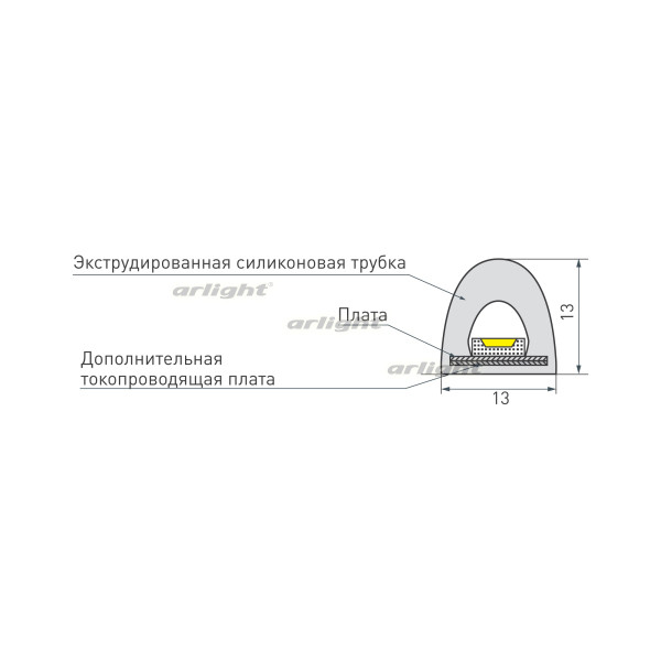 Лента герметичная RTW-PWT-A180-13mm 24V Day4000 (14.4 W/m, IP67, 2835, 5m) (Arlight, 14.4 Вт/м, IP67) 024291(2). Цена указана за 5 метров. Продается кратно 5 метрам.