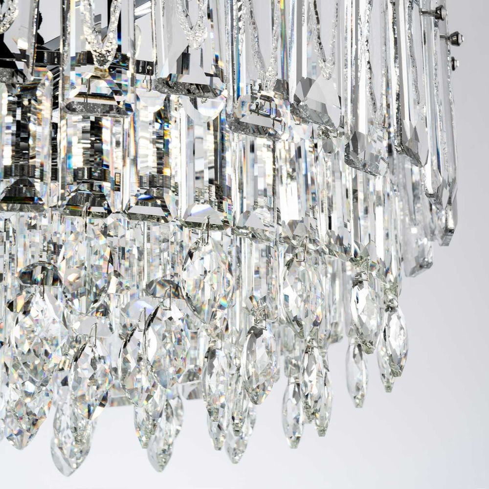 Подвесная люстра 60x58x50см, Е14, 12x40Вт, , Modelux ML.7082.12 CR Хром