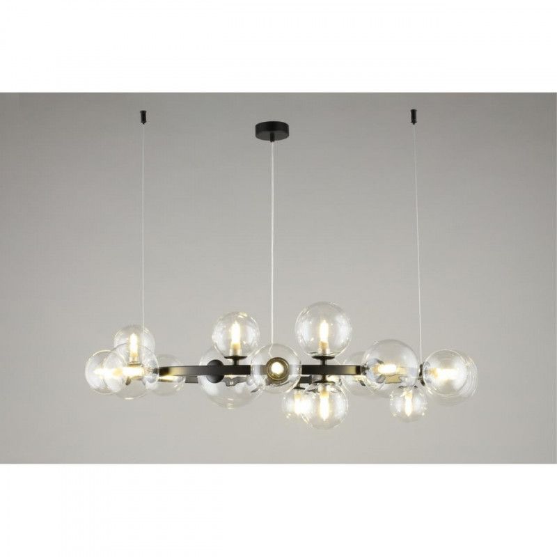 Подвесная люстра 120*50-200 см, G9, 5W, Aployt Lilian APL.768.03.20, черный