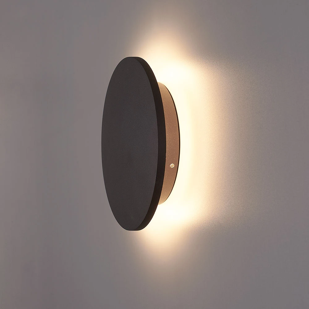 Настенный светильник 18 см Arte Lamp Nimbo A1510AP-1BK черный