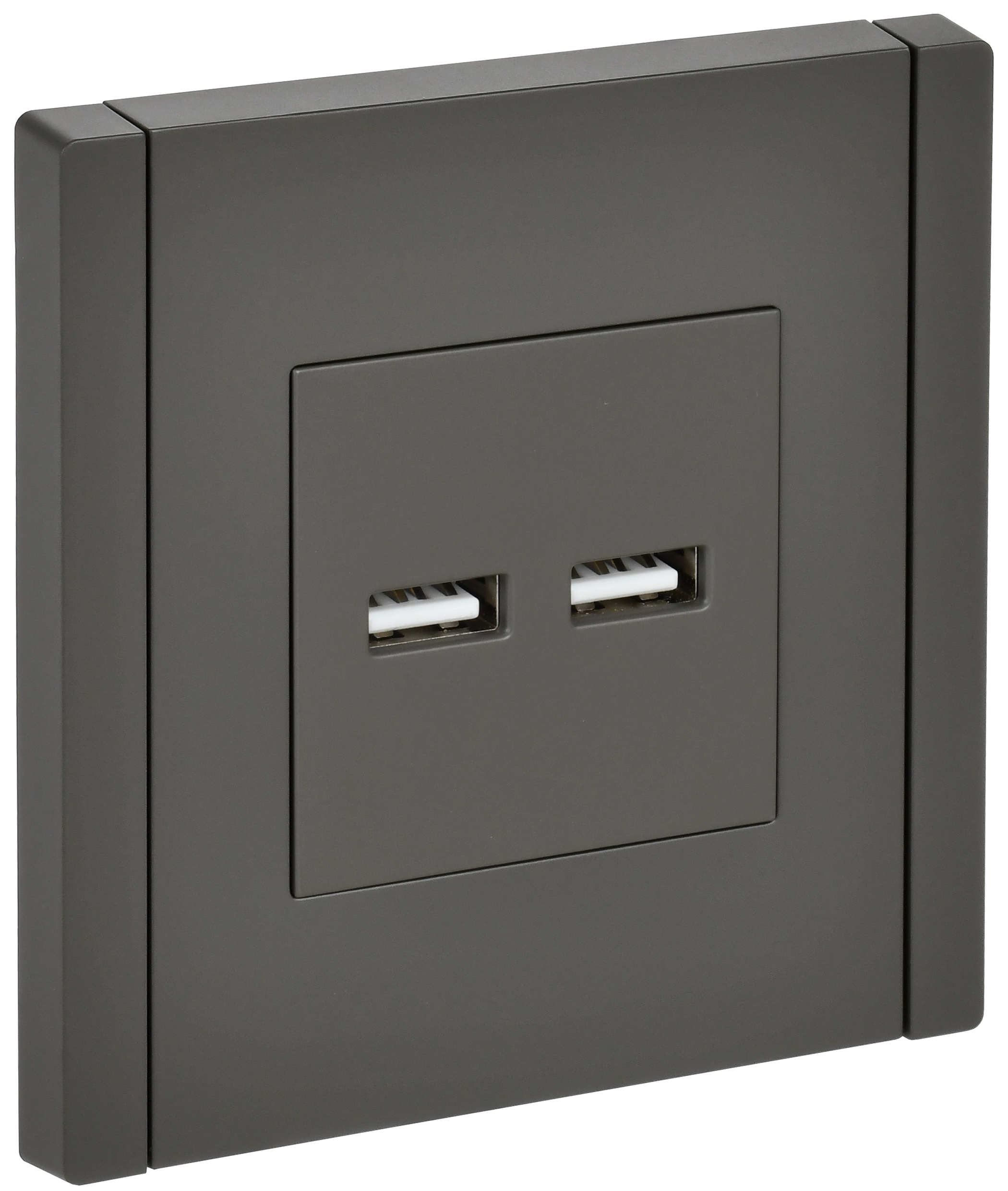 Розетка USB A+A 3,1А FP349 серый IEK FORTE&PIANO, FP-U21-D31-K03
