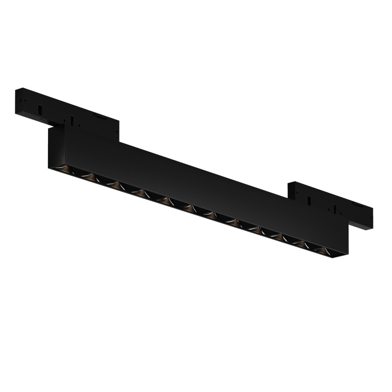 Трековый магнитный светильник 24 см, 10W, 3000K, Maytoni Points TR193-1-10W3K-M-B, черный