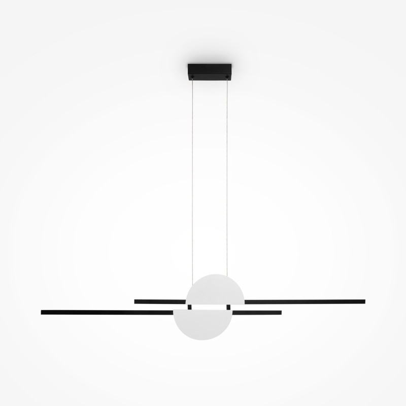 Подвесной светильник 1,8*80 см, LED 2 26W, 4000К, Черный Maytoni Skyline MOD179PL-L26W4K