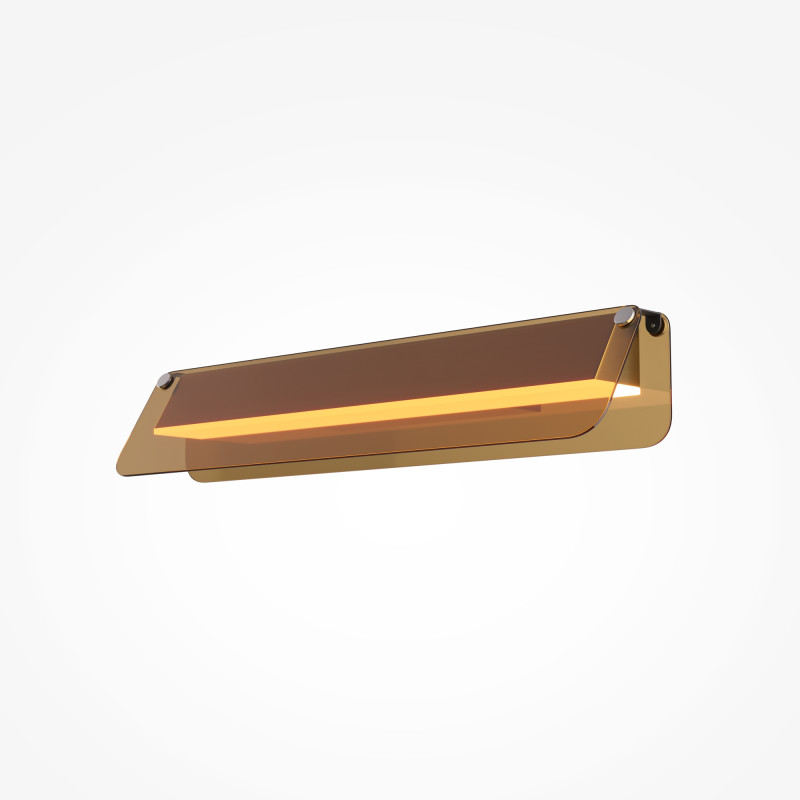 Бра 11*43*8,2 см, LED 10W 3000K Maytoni Modern Flat MOD296WL-L10BC3K черный