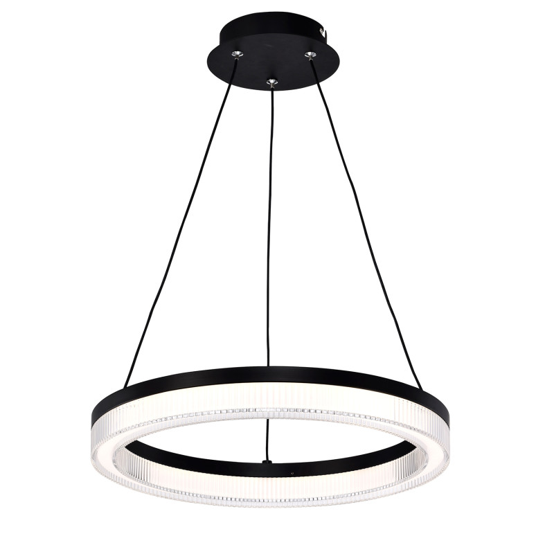 Подвесной светильник 40*150 см, LED, 21W, 4000К, Favourite Cirkler 4399-4P черный