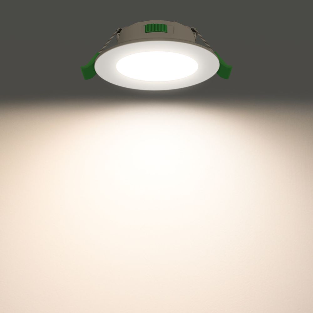 Врезной светильник 8,6*3 см, 1*LED, 5W, 6500K, Favourite Optima 4644-1C, белый