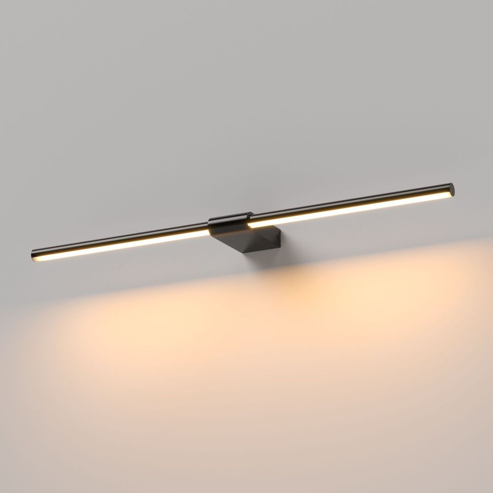 Светильник настенный светодиодный 60 см, 12W, 3000K, Elektrostandard Luar 40125/LED, черный жемчуг 