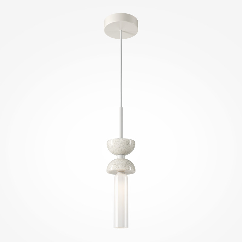 Подвесной светильник 10*10*336,5 см, 1*G9, 28W, Maytoni KYOTO MOD178PL-01W белый