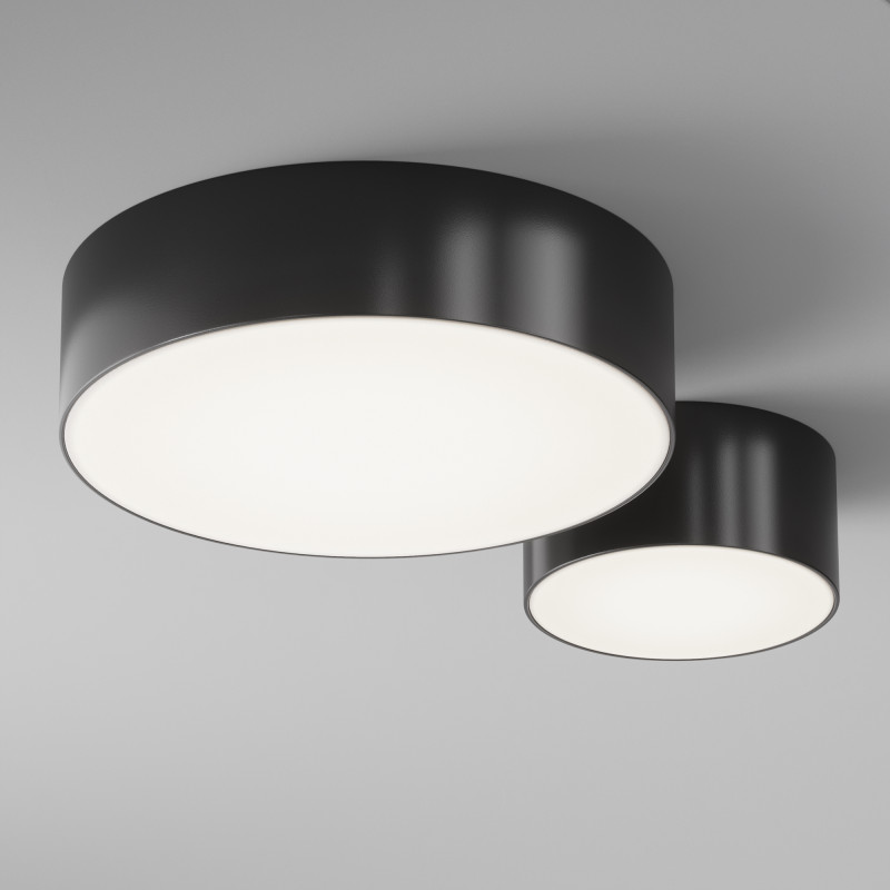 Светильник 12 см, LED 15W, 4000К, Черный Maytoni Zon IP O430CL-L15B4K