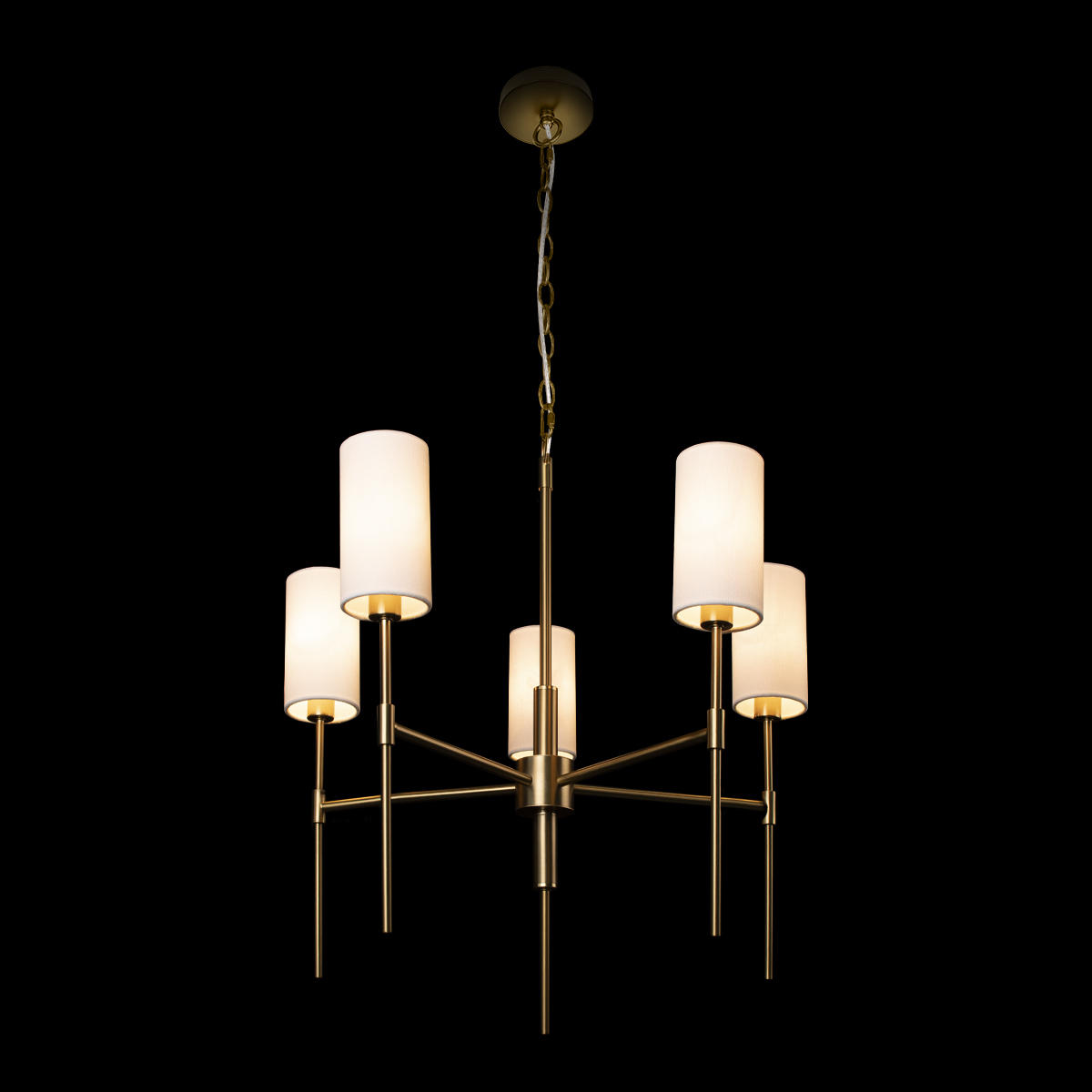 Подвесной светильник 60,5*72/222 см, 5*E14 LOFT IT Comfy 10307 Brass латунь