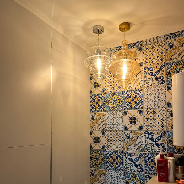 Подвесной светильник Divinare Maumee 5000/17 SP-1, диаметр 27 см, латунь