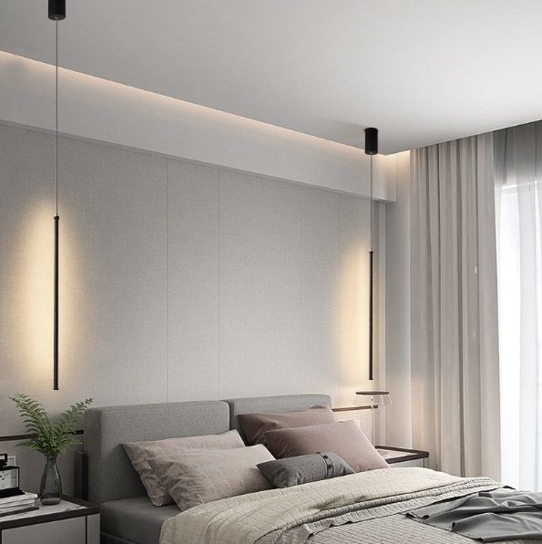 Светильник DZN-7534 BLACK/ЧЕРНЫЙ D1150/H1800/1/LED/11W 4000K Minimal Line 23-11