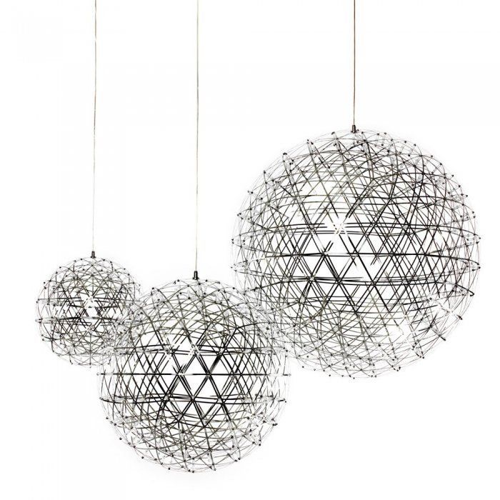Люстра Mi Raimond Lamp D60 60*60*60 см, 42*LED*3W, ImperiumLoft 40.043, Хром