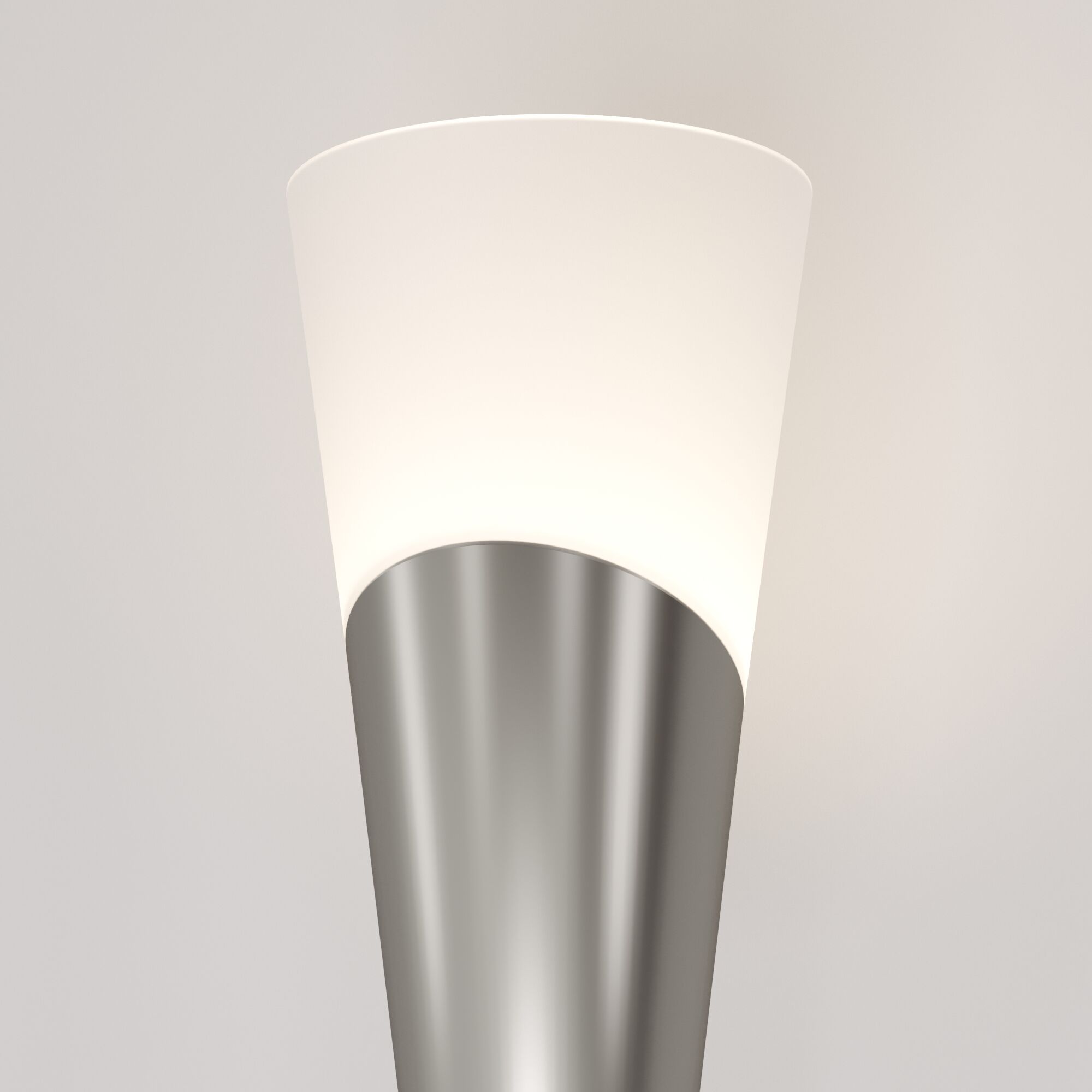 Бра 16*10*32 см, 1*E14, W,  Eurosvet Rhyton 60167/1, никель
