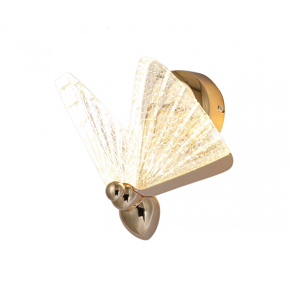Бра-бабочка Kink Light 08444,33, 6W LED, 3000K, золото