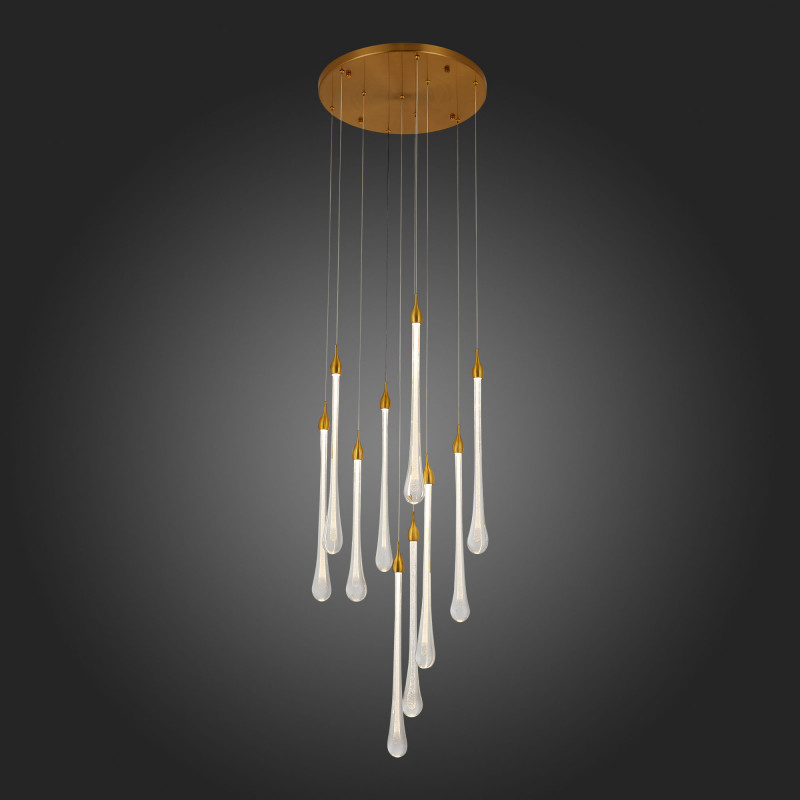 Светильник подвесной 50 см, 27W 4000K ST LUCE Faenza SL6103.203.09 Золотистый