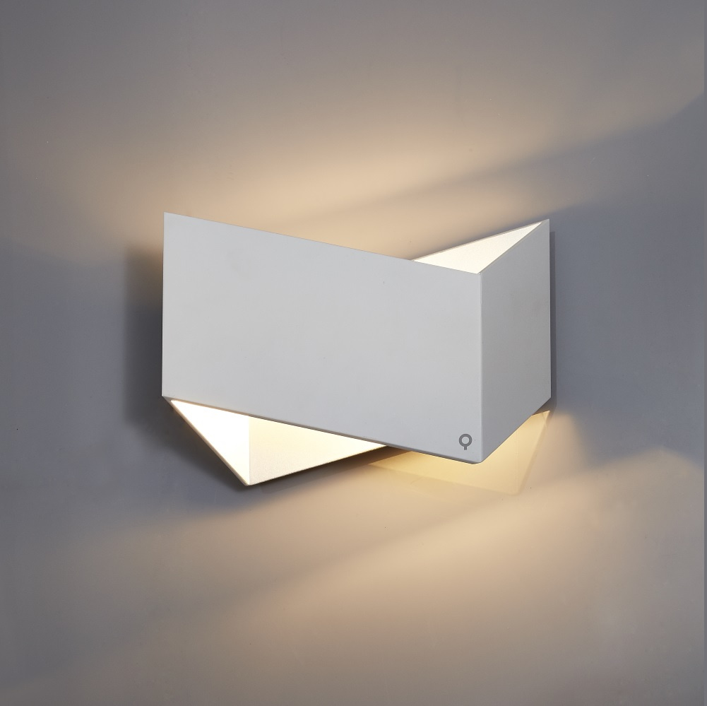 Настенный светильник Crystal Lux CLT 012 WH-SL, белый