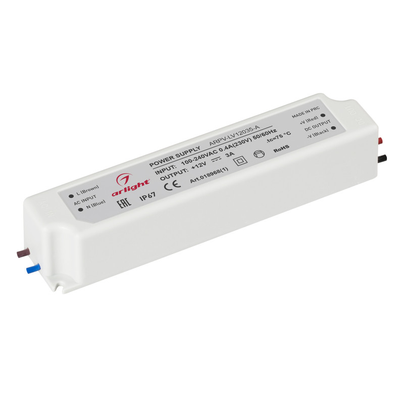 Блок питания Arlight 018968(1) 14,8*3,2*2,9 см.