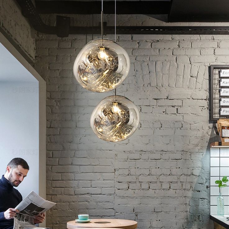 Подвесной светильник Tom Dixon Melt Pendant Silver D50 50*50* см, 1*E14*40W, ImperiumLoft 40.2599, Серебристый