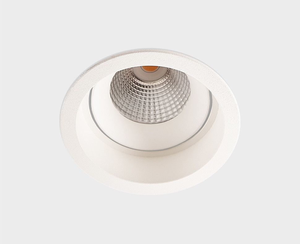 Встраиваемый светильник 9 см, 12W, 3000K, Italline IT02-029 white 3000K, белый