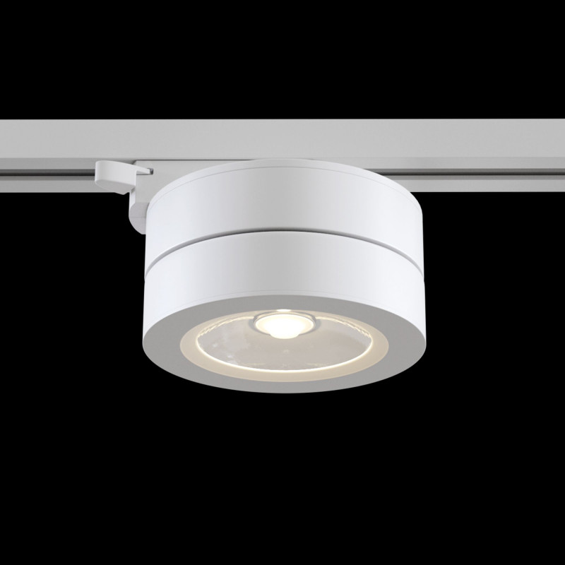 Трековый светильник Maytoni Track TR006-1-12W3K-W белый, LED, 12W, 3000K, 860Lm