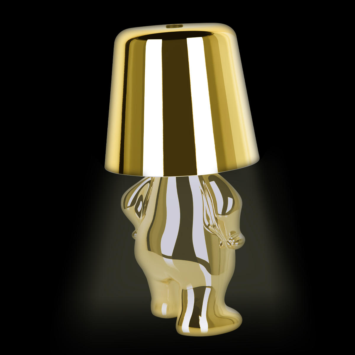 Настольная лампа 9*19 см, 1*LED*3W LOFT IT Brothers 10233/C Gold золото