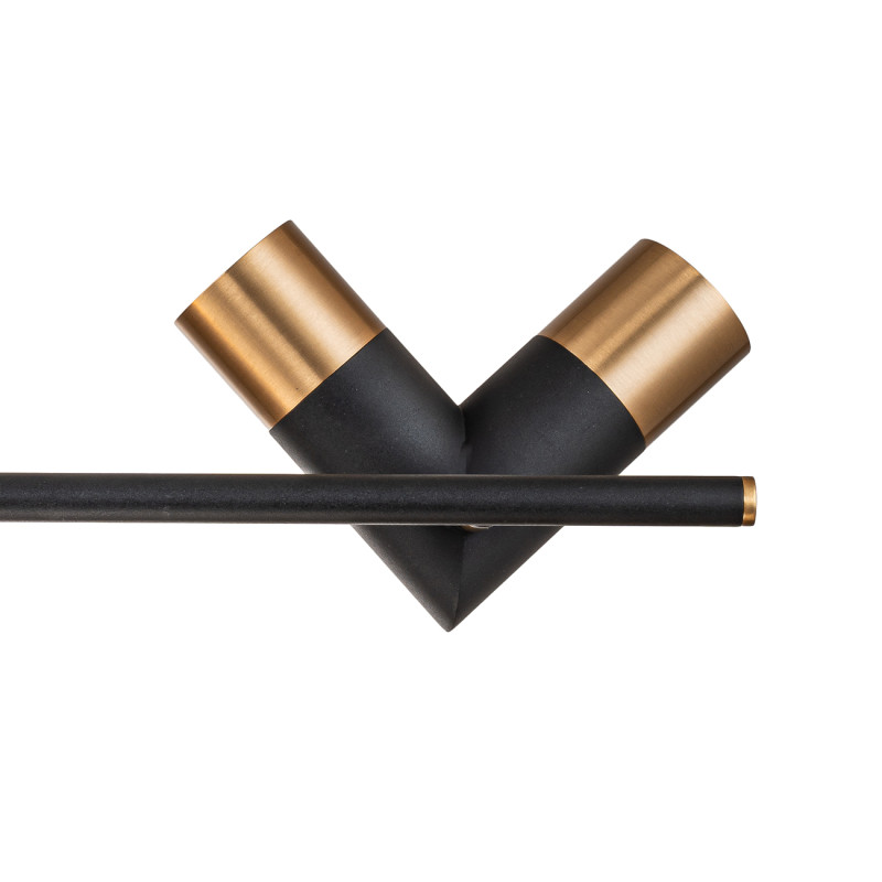 Подвесной светильник 25,5*102*114 см, 8*GU10*35W, Indigo Modern V000453, черный, 11036/8R Black