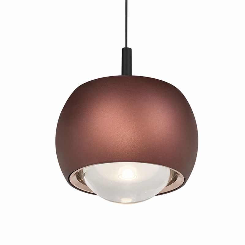 Подвесной светильник 9,6*18/201 см, 12W 3000K черный Mantra Roller 8408