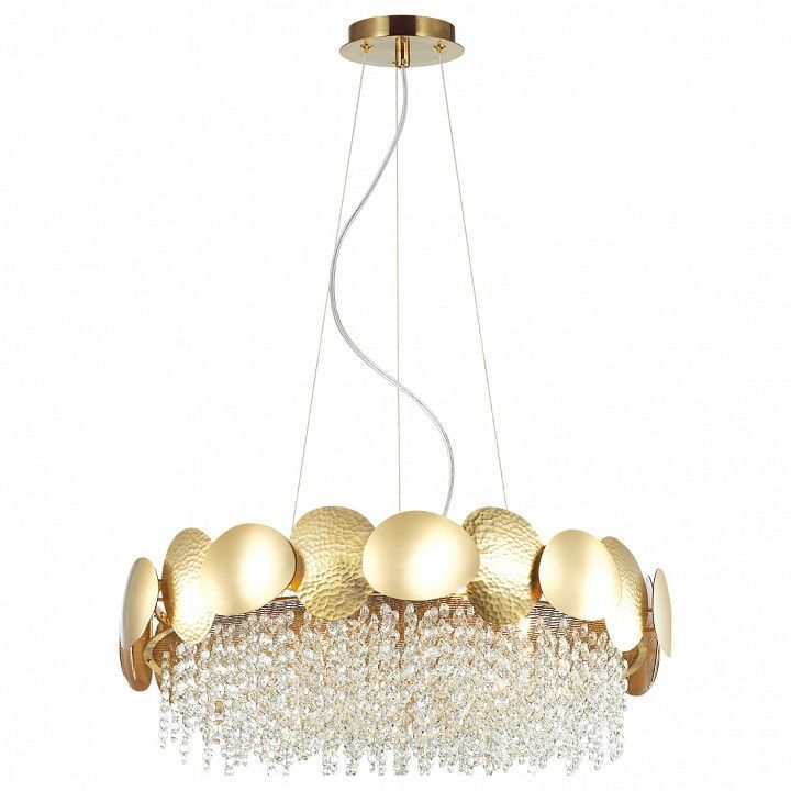 Люстра Odeon Light Ulla 4636/6, диаметр 60 см, золото
