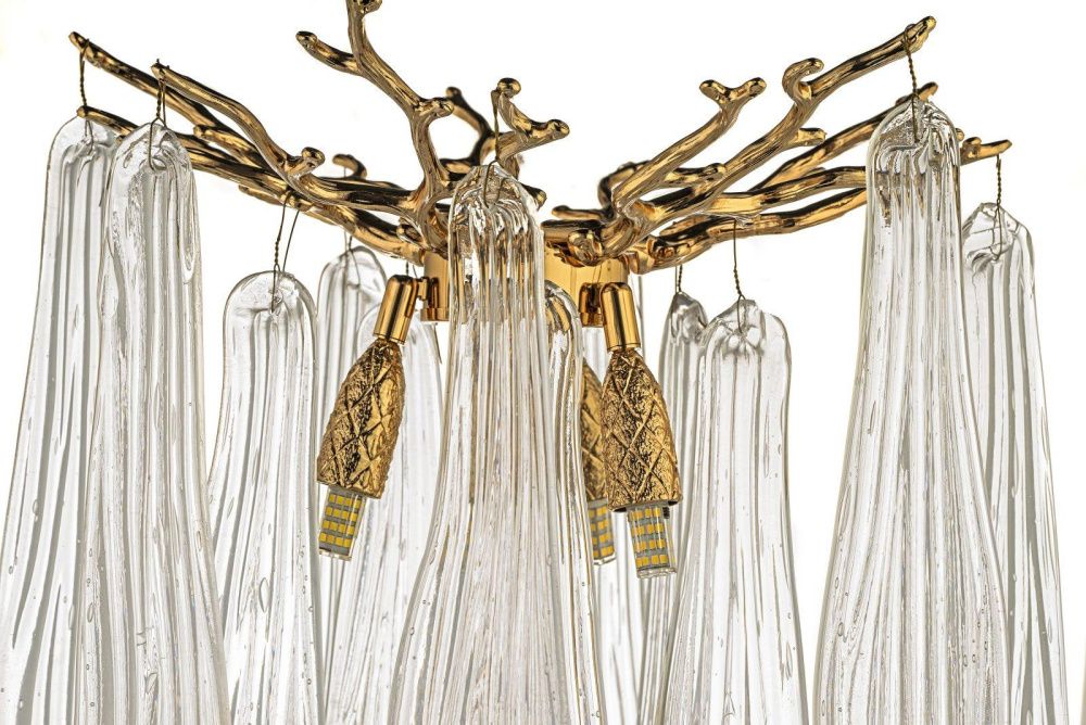 Настольная лампа *40*62 см, 3*G9*40W, Dio D`arte Tavenna Gold Tavenna H 4.1.1.104 G, золотой