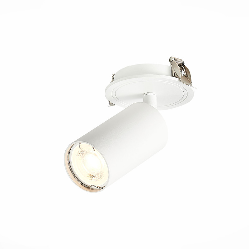 Встраиваемый светильник 10*5 см, 50W, ST LUCE ST303.508.01 Матовый белый