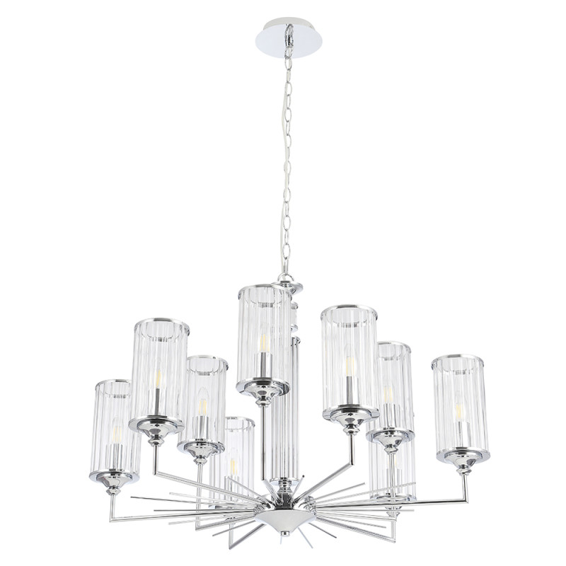 Светильник 80 см, Crystal Lux GLORIA SP9 CHROME, хром