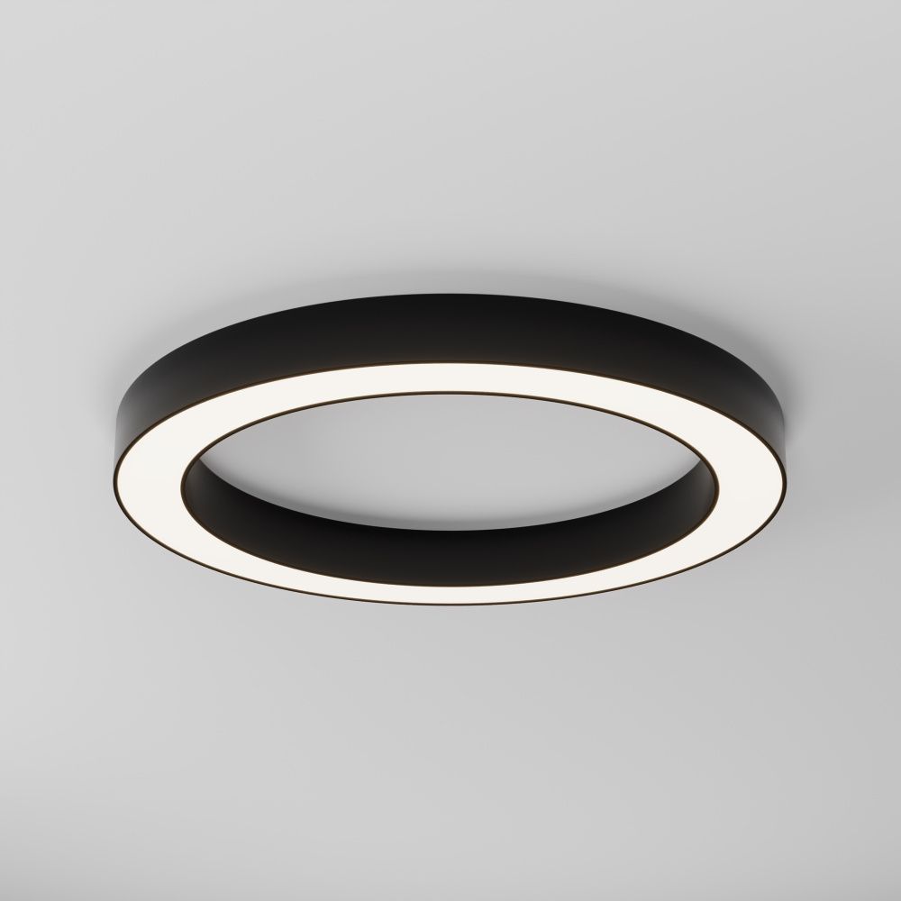 Светильник  C093CL-45W4K-B **-6 см, *LED*45W, 4000K, Maytoni technical Lua C093CL-45W4K-B, Черный
