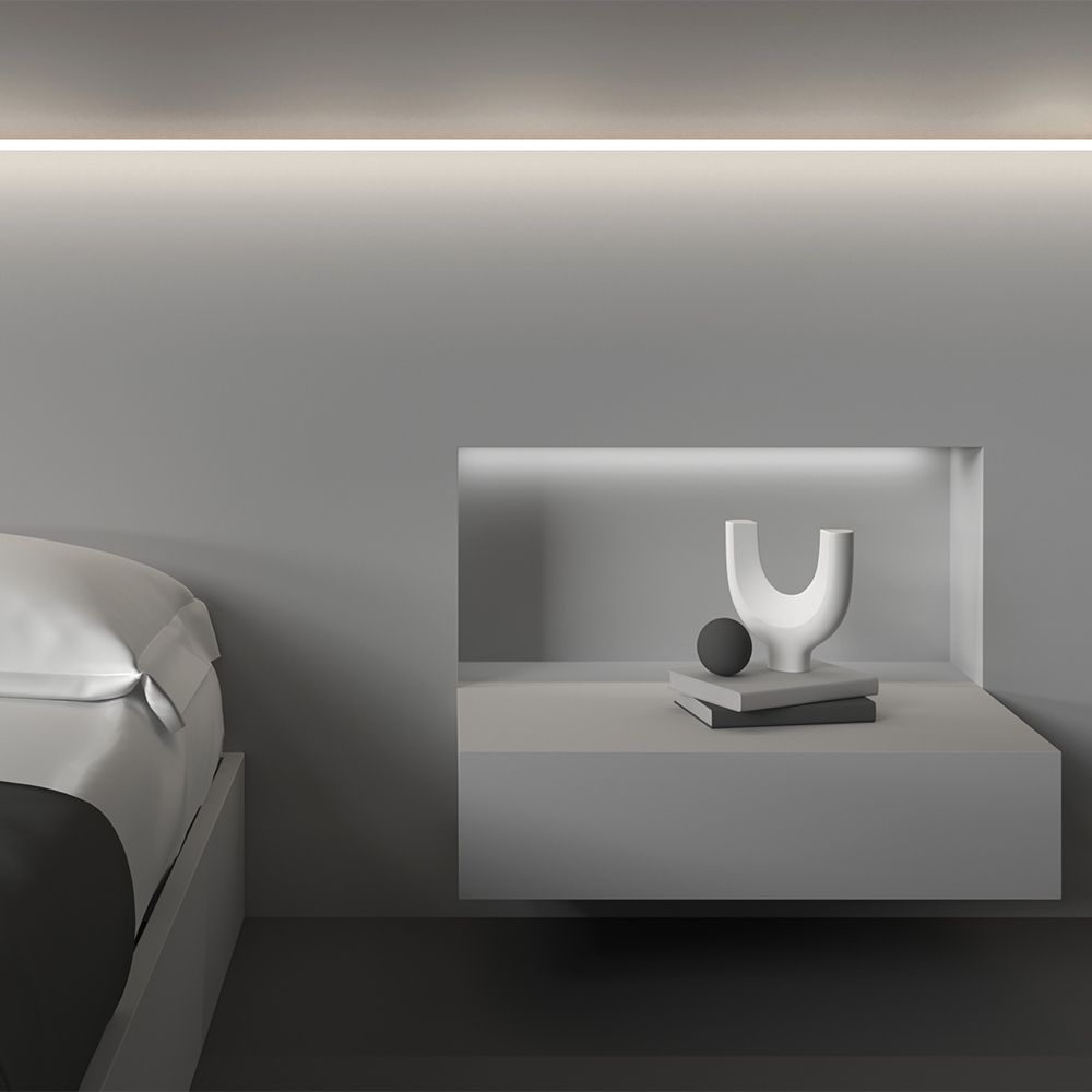 Встраиваемый со скрытым фланцем профиль Maytoni Led Strip  Серебро 642090, Серебро