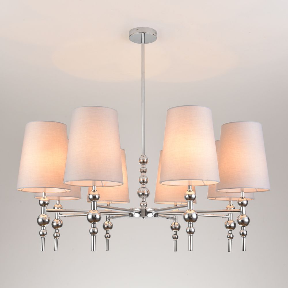 Люстра на штанге 100 см, Lumion Moderni Ilaria 8437/8, хром