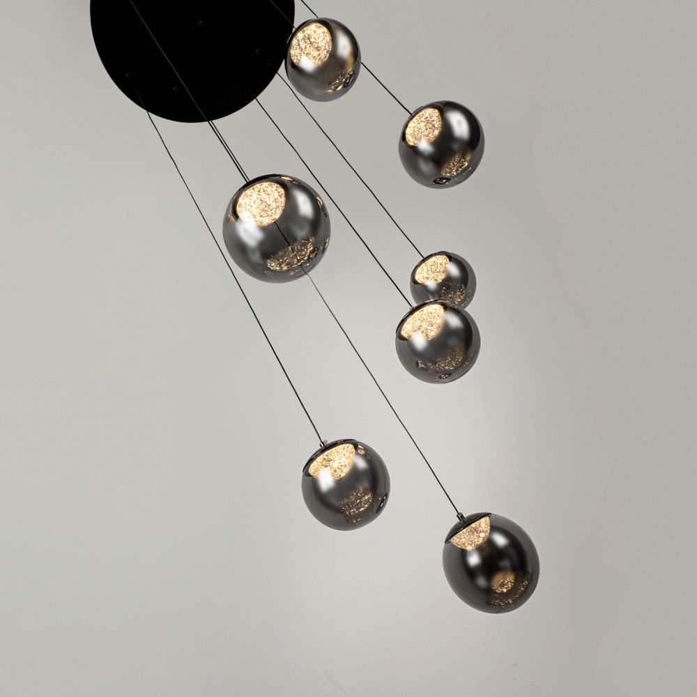 Светильник *60* см, LED*37W, 3000-6000K, Modelux  ML.2338.7 BK, Чёрный