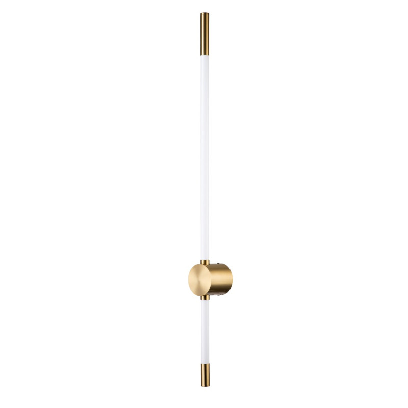 Настенный светильник 80*80*920 мм, 1*LED 10WW 4000KK бронза Indigo Filato V000049L, 14008/1W Brass