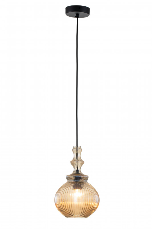 Подвесной светильник 180*180*310/1950 мм, 1*E27 чёрный Indigo Ideale V000131