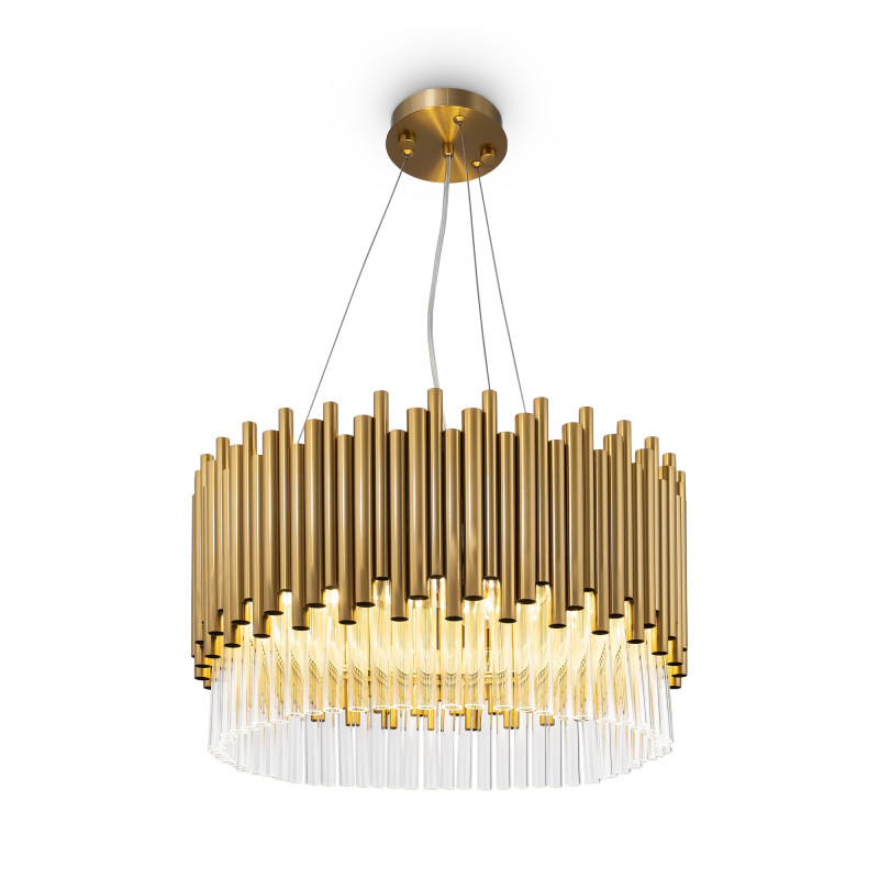 Люстра подвесная Maytoni Coliseo MOD135PL-06BS, диаметр 50 см, латунь